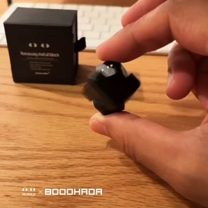 [Ready Stock] Gildsolid x Liquid Cat Ultra Mini Metal Fidget Spinner Block Finger Stress Relief Toy Mini Metal Fidget Spinner Cube