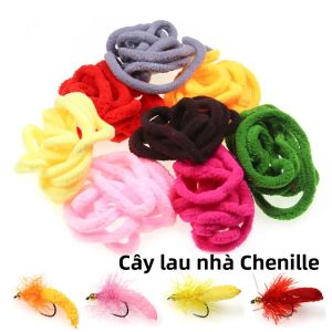 Chất Liệu Làm Ruồi Câu Cá Hồi: Mop Chenille 7mm Gói 1m Dùng Cho Ruồi Nổi Ruồi Nhộng Và Mẫu Trứng.