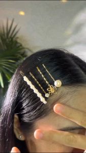 กิ๊บติดผมลูกปัดสีมุกยอดฮิตสไตล์เกาหลี สวยหวานใส่แล้ว กิ๊บหนีบผม, กิ๊บกากเพชร, กิ๊บติดผม และกิ๊บสวยหรู