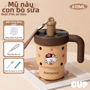 PAKCHOICE | Cốc Thép Không Gỉ Giữ Nhiệt Đẹp Mắt Dùng Mùa Hè