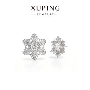 XUPING | Bông Tai Cao Cấp Với Họa Tiết Tuyết AB