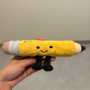 Exquisite Cartoon Plush Toy Stationery Pencil Soft Plush Creative Decorative Ornaments Collection Festival Gifts For Children