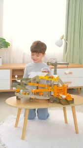 Hero - Set Mainan Kendaraan Anak Jalur Petualangan Mobil Konstruksi - Engineering Tracks Adventure