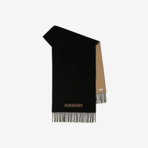 Burberry | Equestrian Emblem Double Faced Cashmere Scarf