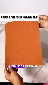 Karet Silikon Mesin Heat Press tebal 8 mm Grade A Ori Premium - Alas Mesin Press Kaos ( Silicon Rubber )