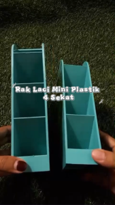 RAK LACI MINI BOX PLASTIK 4 SLOT STORAGE ORGANIZER BOX DRAWER SERBAGUNA