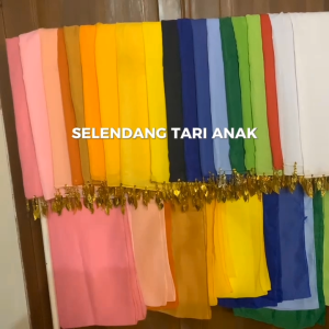 Selendang Tari Anak / Selendang Tari Ronce / Sampur Anak Murah Berkualitas