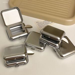 Portable Stainless Steel Ashtray Dust-Free Outdoor Travel Car Multi-Function Smoke Box Cover Lid Creative Gift Fashionable Ashtray