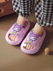 Sanrio Childrens slippers Boys slippers Girls slippers Non-slip platform sandal Family slippers Cartoon cute slippers 凉鞋平底鞋拖鞋