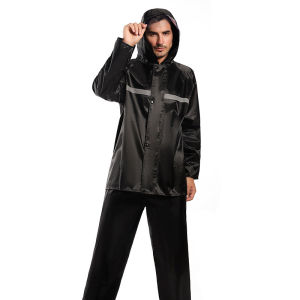 Oxford Fabric Detachable Reflective Raincoat Set