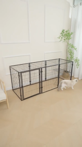 Large Dog Crate  Reinforced Upgraded Version120/150cm Pet Playpen