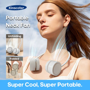 New Hanging Neck Fan: Portable Cooling Fan & USB Rechargeable Bladeless Neckband