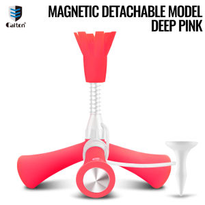 Caiton 1PC Adjustable Triangle Golf Tee Mother & Child Design Magnetic Hat Clip Compatible Durable Stable Reusable 4 Color