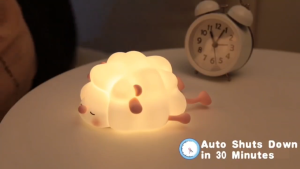 LED night light cute little lamb puppy bedside decoration childrens soothing lamp baby night light birthday gift