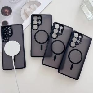 Ốp Lưng Sạc Từ Tính Google Pixel 9/10 Pro XL/9A - Vỏ Trong Suốt Mờ Chống Sốc Chống Xước