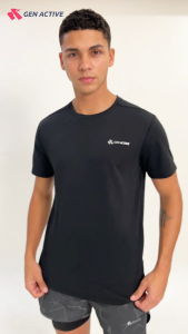 GEN ACTIVE Kaos Olahraga Pria Dry Fit Baju Lari Cowok Gym Fitness Running Breathable Quick Dry