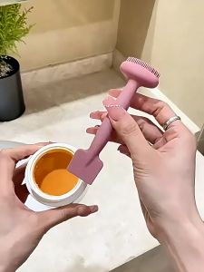 Cọ Đắp Mặt Nạ 2 Đầu Silicone – Làm Đẹp Thông Minh Cây Cọ Massage & Thoa Mặt Nạ 2 Trong 1 Cọ Silicone Đắp Mặt Nạ Đa Năng – Mềm Mại Dễ Dùng Cọ Đắp Mask Chăm Sóc Da 2 Đầu – Tẩy Tế Bào Chết & Đắp Mask