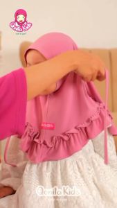 QONITA KIDS - SAFIYYA (0 - 7 th) Hijab Bergo Anak Perempuan syari muslim cantik nyaman Simple kerudung bayi Newborn usia 1 2 3 4 5 6 7 tahun bahan Jersey adem jilbab anak TK premium