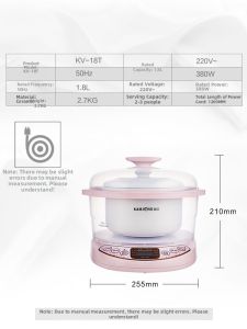 Kamjove | Automatic Double Boiler Electric Pot