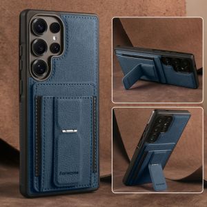 Vintage Leather Wallet Phone Case For Samsung Galaxy S26 Ultra S25 S24 S23 S22 Plus S21 S20 FE A57 A37 A17 A56 A36 A16 A55 A35
