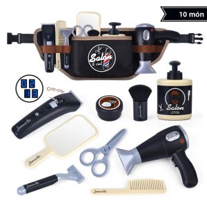 Bộ Đồ Chơi Giả Làm Thợ Cắt Tóc Cho Bé Trai Mô Phỏng Vui Nhộn Đóng Vai Trò Chơi Máy Sấy Tóc Túi Đeo Hông Đồ Chơi Xếp Hình Quà Tặng Sinh Nhật Giáng Sinh Dành Cho Độ Tuổi 3-12