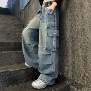 Girl Cargo Pants Spring & Fall Womens Youth New Jeans K-style Loose Pants Loose Casual Autumn Kids Pants