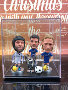 Chelsea Football Star Memorabilia Drogba Action Figure Doll Gift Box Set Soccer Fan Gear England National Team Collectibles