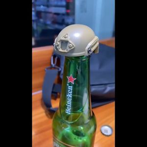 WOSPORT New Design Beer Opener Fast Helmet Shape Miniature Keychain With Funky Bottle Opener Decorative Collection Ornaments