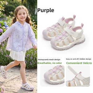 TONGMENGQINGTIAN | Girls Summer Sport Sandals Enclosed Toe Shoes