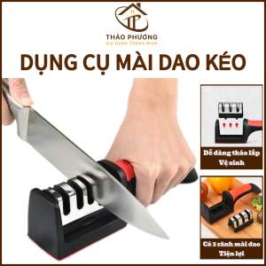 Dụng cụ mài dao kéo 3 cấp độ cầm tay  mài dao nhanh bén siêu tiện lợi