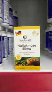 [Hàng CTY] Warnke Nattokinase 50mg - Viên uống chống đột quỵ tăng tuần hoàn máu hạ mỡ máu