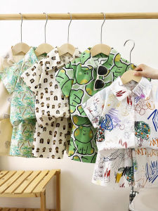 Summer Fashion Chinese Style Shirt and T-Shirt Set