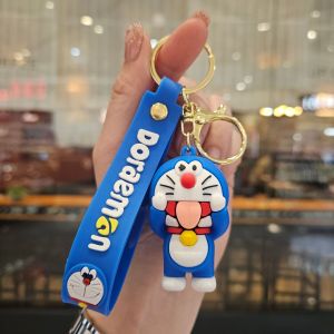 Hoạt Hình Doremon Móc Khóa Búp Bê Dễ Thương Dingdang Mèo Xe Ba Lô Mặt Dây Chuyền Kawayi Trang Sức Đồ Chơi Cho Trẻ Em Quà Tặng Sinh Nhật