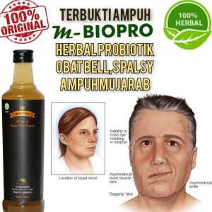 M Biopro Herbal Asli Obat Bells Pallsy 380 ml Reaksi Cepat Terbukti Mujarab