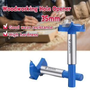 MaxPlus Durable Tungsten Carbide Wood Hole Saw Drill Bit 35mm for Easy Drilling