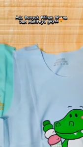 MGBJA010 Singlet Pakaian Dalam Anak Laki Laki Kaos Kutang Cowok