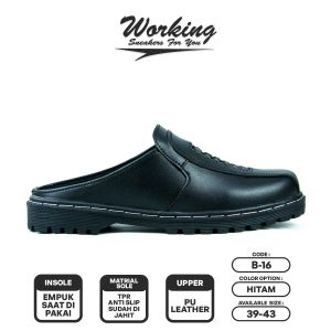 SEPATU SLIP-ON CASUAL WORKING KODE B-16 sepatu formal sepatu kondangan sepatu kerja