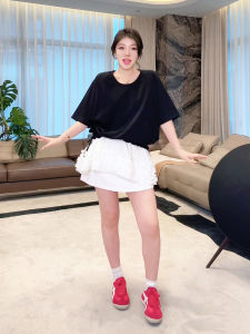 Classic High Waist Slimming Fashion Short Pants Skirt ME【CE Triumph Denim Skirt】 Mess4532 Cotton A-Line Mini Skirt