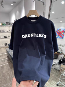 Áo Thun Nam Tay Ngắn in Chữ Phong Cách Đường Phố Mùa Hè Dáng Rộng Cổ Tròn Thoáng Khí Cotton 100% Thời Trang Thường Ngày