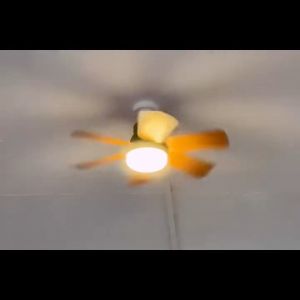 Ceiling Fan with LED Lights Ceiling Light Fan for Living Room Smart Ceiling Fan with Remote Control E27 Socket Electric Fan 3 Color 3 Speeds Timer 5 Blade Ceilings Fan