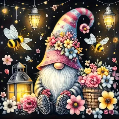 Evershine Cross Stitch Kit Portrait New Arrivals Needlework Embroidery Fabric Dwarf Printed Canvas Flower Wall Art