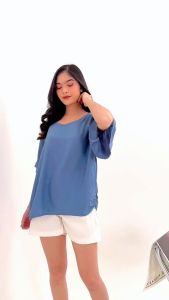 Atasan Aruna POLOS Bahan Rayo Premium Termurah Kekinian