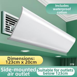 QIAOLESEN | Airflow Baffle for Central AC Prevent Direct Wind Wind Shield