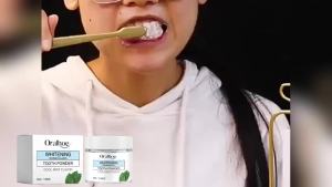oralhoe | Cool Mint Tooth Powder Improve Appearance Oral Hygiene Cleans Remove Yellow Stains Prevent Periodontitis Fresh Breath Toothpaste