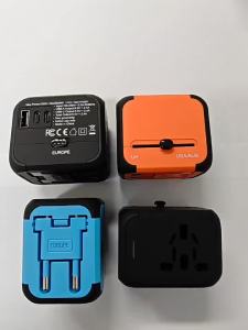 Portable Universal Travel Adapter 176N Lightweight All in One International Plug for US UK EU AU Mini Charger for Travelers