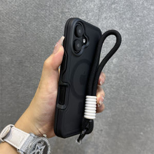 Matte Magnetic Thickened Case for 16 plus Mens Style Large Hole Protective Cover Silicone Ins Style 5G Signal Support