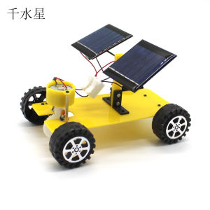 Solar Powered Double Battery Board Car Kit for Middle And Primary Students DIY Maker Training Material Science Experiment Toy