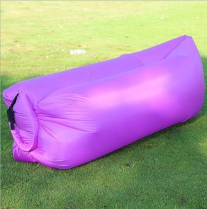 Inflatable Lounger เก้าอี้ชายหาดอุปกรณ์เสริม Air โซฟาเปลญวนสําหรับ Camping กลางแจ้ง Backyard Lakeside พร้อมกระสอบการบีบอัด