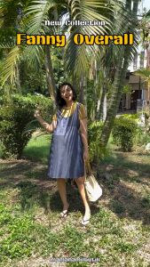 NINGAYU Overall Hamil Menyusui Kekinian Lucu Trendy Terbaru FANNY OVERALL - DRO 702