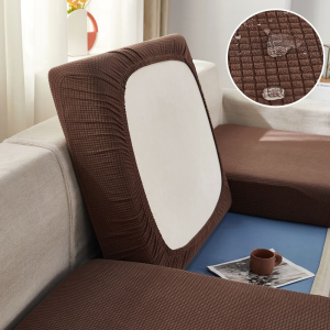 2/3pcs Waterproof Couch Covers Stretch Sofa Cushion Covers Sofa Seat Cushion Slipcover Cushion Bedroom Living Room Home Decor